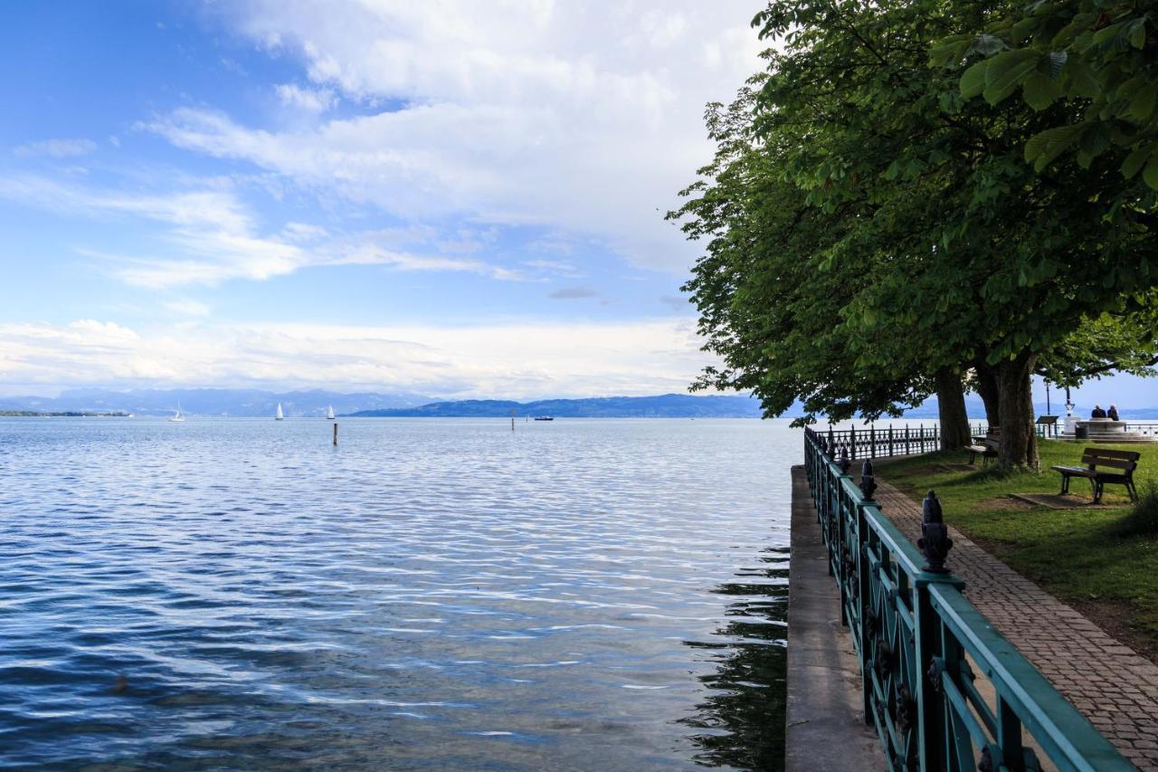 Apartment Lakeside direkt am Bodensee mit Privatstrand, atemberaubender Seesicht und Parkplatz FDH Buitenkant foto