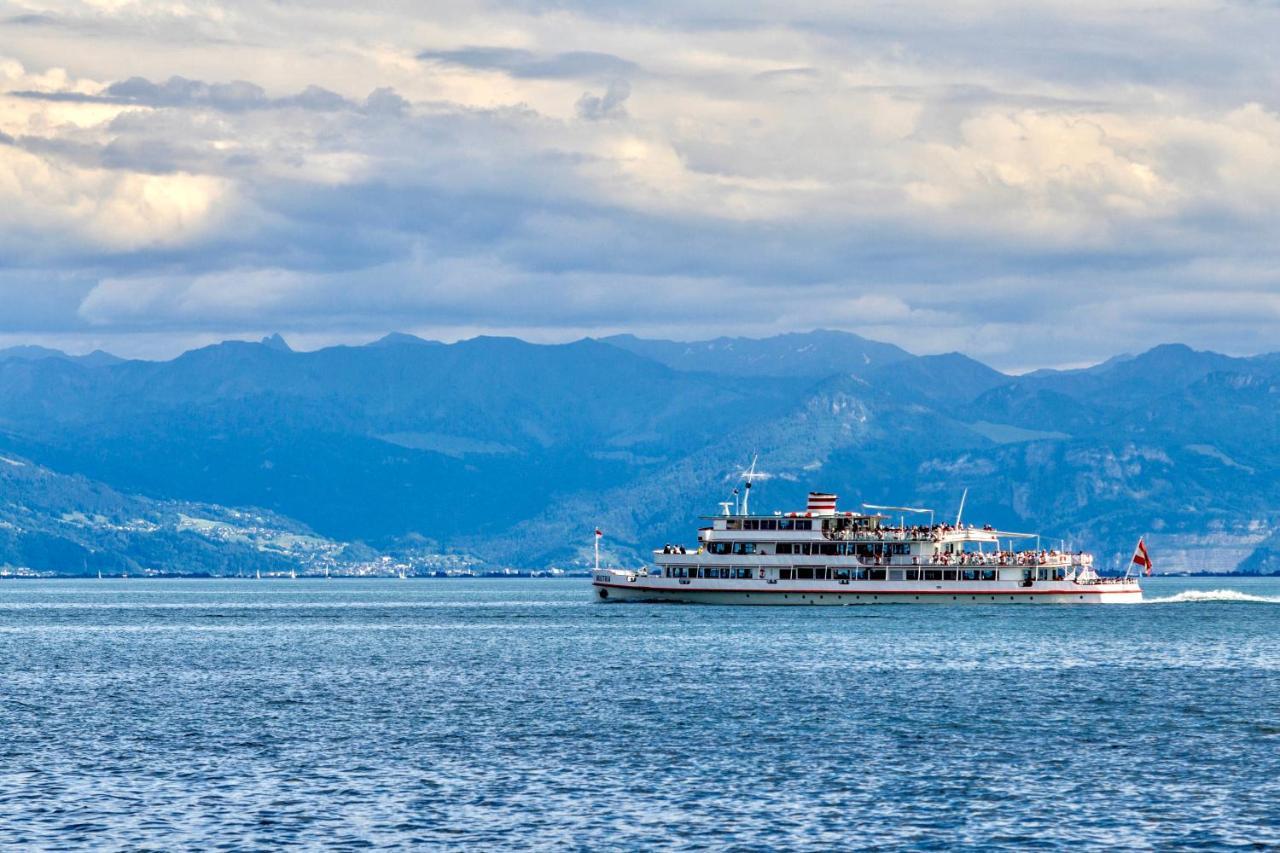 Apartment Lakeside direkt am Bodensee mit Privatstrand, atemberaubender Seesicht und Parkplatz FDH Buitenkant foto