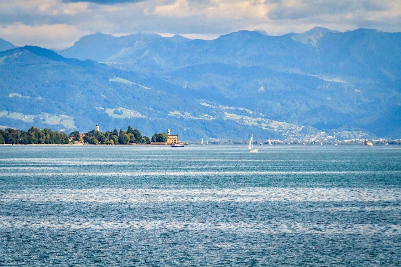 Apartment Lakeside direkt am Bodensee mit Privatstrand, atemberaubender Seesicht und Parkplatz FDH Buitenkant foto