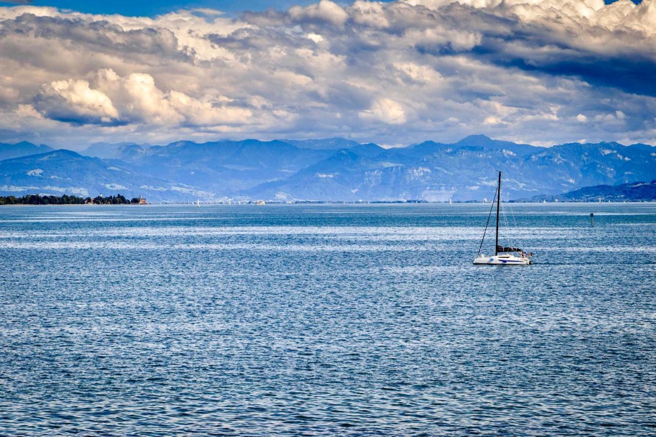 Apartment Lakeside direkt am Bodensee mit Privatstrand, atemberaubender Seesicht und Parkplatz FDH Buitenkant foto